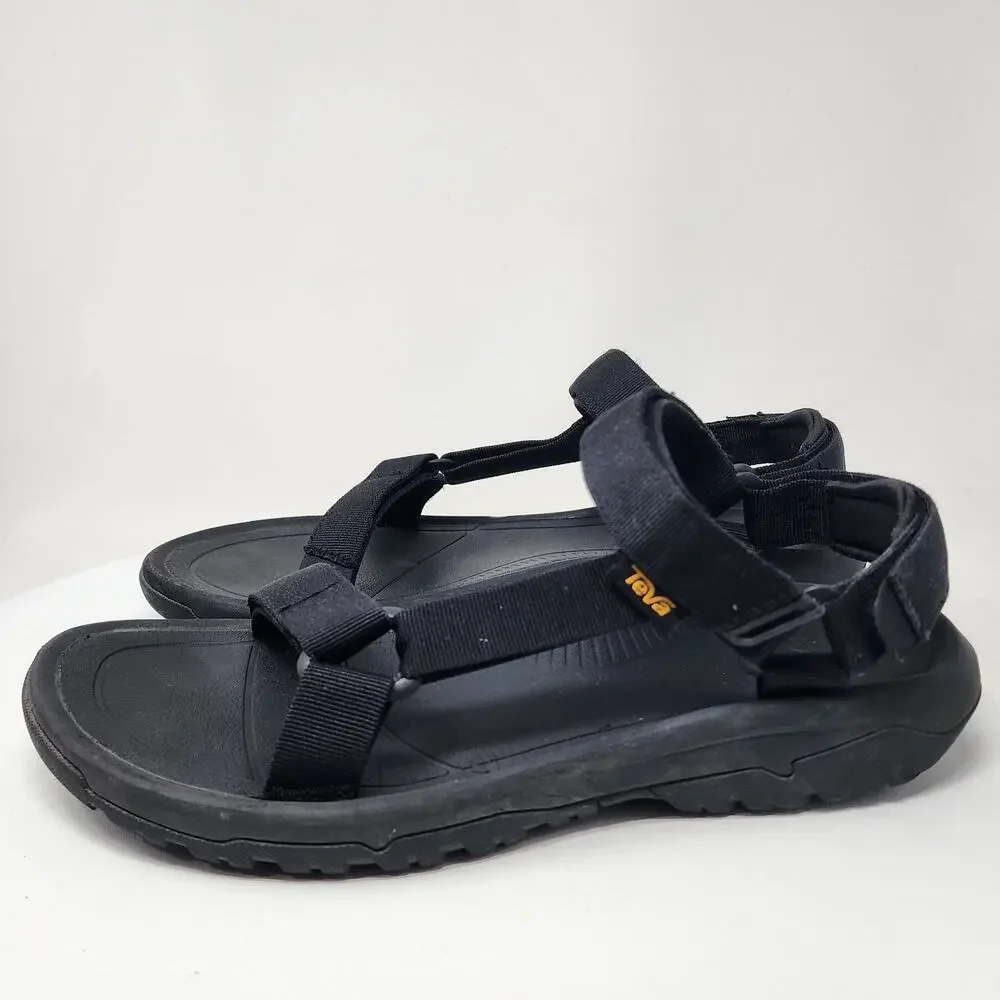 Teva Hurricane XLT2 Sport Sandals Men 13 Black Nylon Performance Shoes 1019234